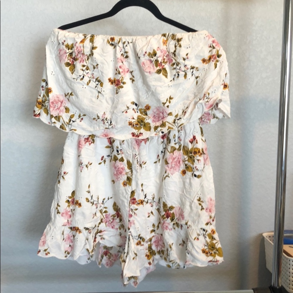 American Eagle strapless romper
